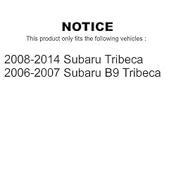 Rear Wheel Bearing and Hub Assembly Pair for Subaru