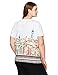 Alfred Dunner Women's Scenic Print Knit Top