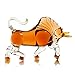 The Wine Savant Charging Bull Decanter, El Matador, Wall Street Bull, Charging Head Forward Animal Bullfighter Liquor Decanter Made For Bourbon, Whiskey, Scotch, Zodiac Shape Clear 1000ml Dispenser
