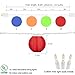 NIOSTA 9Ft Hanging Paper Lantern String Lights:10 Mini Oriental Style Colorful Lanterns Plug in Home & Garden Decorative Lights for Indoor/Outdoor Patio Party Wedding Bedroom Bistro Bar