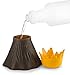 KItchen Gizmo, Eruption Disruption Microwave Cleaner - Clean In Minutes With This Fun, Erupting Volcano. (Brown)