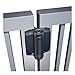 D&D Technologies TruClose TCHD1AL2S3BT Heavy Duty Self Closing Pool & Child Safety Gate Hinge (Alignment Legs, Metal Gates, Black)