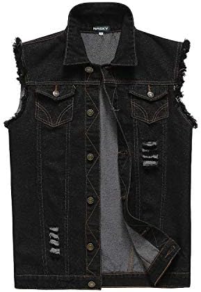 mens sleeveless denim jacket australia