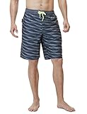 Tesla TM-MSB02-DGY_Large Men's Swim Trunks Quick Dry Water Beach MSB02