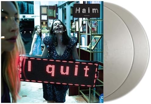 新品I quit-Haim Bad World sequin-filled LP Haim - I quit (Target