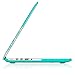 Kuzy - Lace Rubberized Hard Case for Older MacBook Pro 15.4 inch with Retina Display A1398 15 inch Plastic Shell Cover - Lace Teal