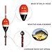 thkfish Fishing Floats and Bobbers Balsa Wood Floats Spring Bobbers with Lead Oval Stick Floats Slip Bobbers for Crappie Panfish Walleyes (1