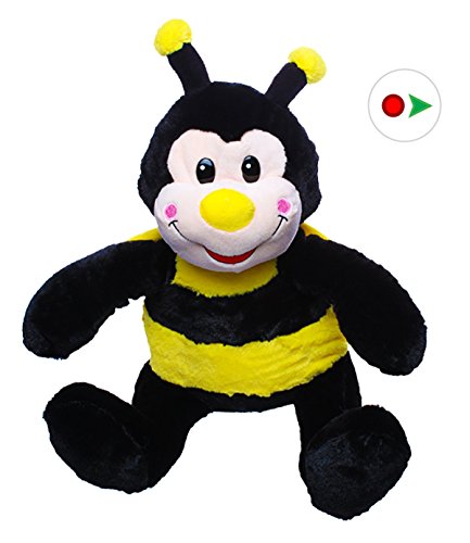 Stuffems Toy Shop Record Your Own Plush 16 inch Bumblebee - Ready to Love in A Few Easy Steps