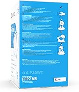 Omnitex FFP2 Face Mask Box 20 Individually Wrapped EN149 CE Certified view 5