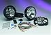 KC HiLiTES 124 SlimLite Black 100-Watt Driving Light System
