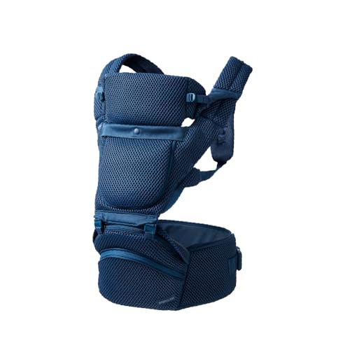 BABY&Me （ベビーアンドミー） Beren インディゴブルー BM-11-01 抱っこ紐 ヒップシート付抱っこ紐 首座り後 4ヶ月頃から20kgまで使用可能 人間工学 メッシュ 多機能 ベビーキャリア ヒップシートキャリア商品画像