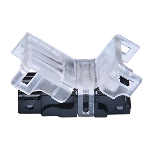 Davitu 5pcs Connector for 3 Pin 10mm IP20 WS2812 Non-waterproof LED Pixel Strip Digital Light to Wire Connection WS2812B Connector