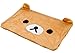 Lesley Ye Rilakkuma Relax Bear Brown Pillow Cover Cushion Case, Decorative Cushion Covers, Soft Plush Shaggy Throw Pillow Case Hidden Zip Closure for Bed Sofa Couch - Filling Not Included