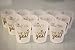 Breeze Moments Bridal 2oz. Shot Glasses, 'I Said Yes', 'She Said Yes', Frosted & Gold, 12-pack