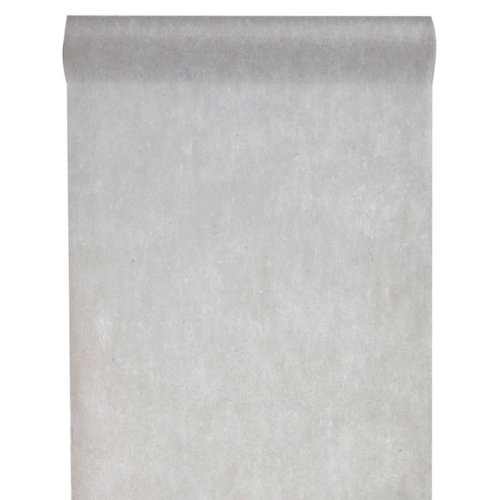Elegant Table Runner Decorative Non-Woven 0.3 x 10 Metres grey