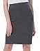 Kate KasinElastic Vintage Cotton Gray Retro Wear to Work Pencil Skirt M KK269-2