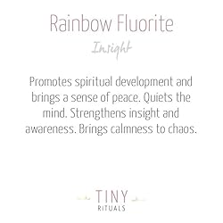 Tiny Rituals Rainbow Fluorite Energy Bracelet