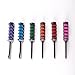Hair Color Temporary Hair Chalk Comb: Non-Toxic Washable Hair Dye Safe for Kids and Pets, Ideal for Parties Music Festivals Cosplay, Pack of 6 Hair Brush Colors: Pink, Purple, Green, Orange, Red, Blue