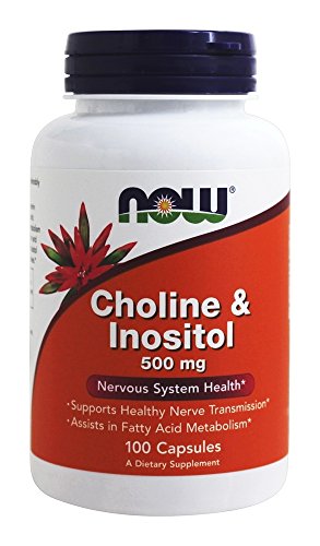 Now Foods Choline & Inositol 500 Mg - 100 Caps