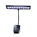 10 LED Music Stand Light/Orchestra Lamp/Piano Light by Maestro Gear