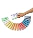 (50 ct Box) Sidewalk Chalk Set Non-Toxic Dustless Chalk Colorful