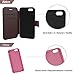 Taken iPhone 6/6S Leather Wallet Case with Cards Slot and Metal Magnetic, Slim Fit and Heavy Duty, Plastic Flip Case/Cover with Rubber Edge, Gift for Women, Men, Boys, Girls, 4.7 Inch (Coffee)