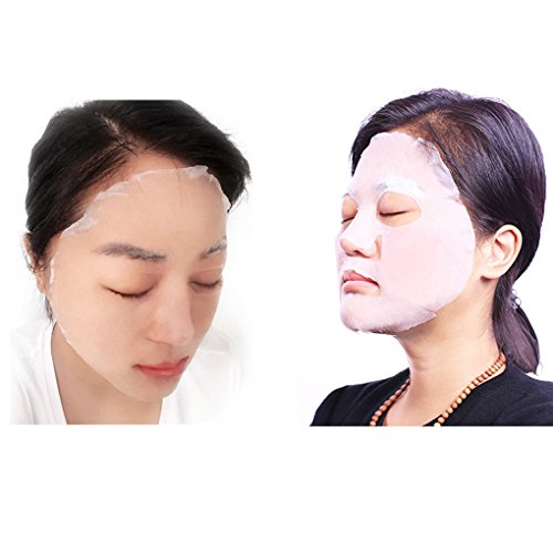 image for Topker 100pcs Silk DIY Water-saving Facial Paper Compressed Masque Dis