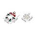 BCP 34pcs Mixed Style Christmas Tree Snowman Snowflake Deer Bell DIY Enamel Christmas Charms Decorations Pendants