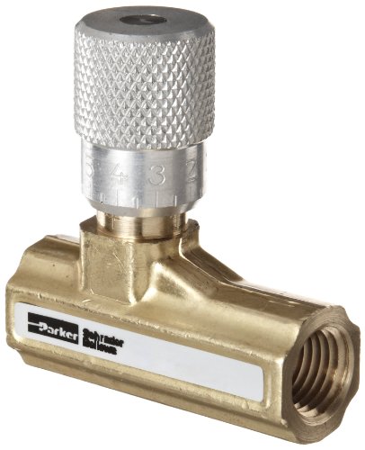 Parker 003381101 338 Series Brass Needle Valve, 1/4" NPTF, 250 psi - Thumbnail 2