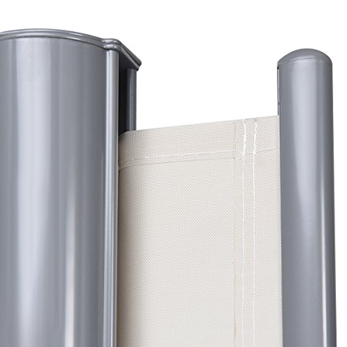 COSTWAY Doppelseitenmarkise ausziehbar, Seitenmarkise Markise Seitenwandmarkise Sichtschutz Sonnenschutz Windschutz für… – Bild 6