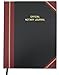 BookFactory Official Notary Journal/Log Book 168 Pages 8.5'' X 11'' 668 Entries 49 of 50 State Journal of Notarial Acts, Black and Burgundy Cover, Hardbound, (LOG-168-7CS-LKMST71(Notary))