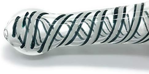 MC PRO 4.5" Handmade Unique Stained Glass Art Collection Very Great Air Flow (White)