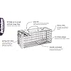 Defenders-VIC0068-Rat-and-Squirrel-Cage-Trap-Humane-Easy-to-Bait-and-Set-Long-Lasting-Galvanised-Mesh-Silver Defenders Rat and Squirrel Cage Trap (Humane, Easy to Bait and Set, Long-Lasting Galvanised Mesh), Silver, STV088, One…