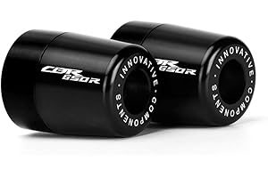 Mokiton Handle Bar Ends Hand Grips Plug Caps Compatible with Honda CBR 650R CBR650R 2019-2023 | Motorcycle Balance Pad cbr650