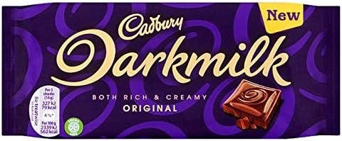 Dark Milk Cadbury Chocolate Bar, 85 g