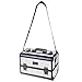 SHANY Premier Fantasy Professional Makeup Train Case Cosmetic Box Portable Makeup Case Organizer Jewelry storage with Locks, 3 Trays, Makeup Brush Holder and Cosmetics Mirror - Snow White