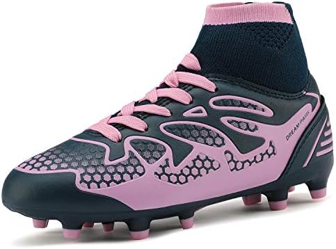 boys pink football cleats
