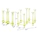 HaloVa Cup Drying Rack Stand, Retractable Non-slip Rack Water Drain Dry Organizer for Bottle Cup Dish Plate, Durable and Dustproof, Green