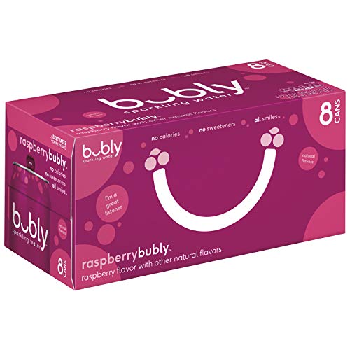 bubly Raspberry Sparkling Water 8 Pack - Image 6