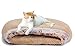 MiLuck Pet Cat Bed Cat Sleeping Bag Soft Warm Windproof Waterproof Pet Bed House for Dog Cat Kitten Indoor Outdoor(S-Brown)