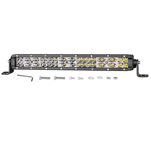 Led Light Bar 12 inch, Auto Power Plus 108W Ultra Slim Off Road Light Bar Dual Row Driving Fog Lights led work lights Waterproof led pod lights for Off Road Jeep Truck UTV ATV SUV Car,2 Years Warranty