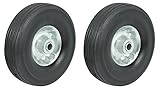 10" Utility Solid Rubber Wheel Assembly for