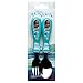 Zak Designs Disney Moana - Kid Flatware Set with Fun Character Art on Both Utensils, Non Slip Fork and Spoon Set is Perfect for Encouraging Picky Kids to Finish Their Plates (2 pk, BPA-Free)