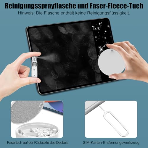 VICHYIE 20 in 1 Keyboard Cleaning Kit with Brush, Headphone Cleaning Kit for AirPods 1/2/3/Pro, PC Cleaning Kit Accessories for Laptop, Mobile Phones, Keyboard, Earphones, Camera (White)