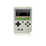 ANBERNIC Handheld Game Console, Game Console 3 Inch 168 Games Retro FC Game Player Classic Game Console 1 USB Charge, Birthday Presents for Children - White