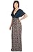 KOH KOH Womens Long Flowy V-Neck Kimono Cocktail Evening Formal Gown Maxi Dress