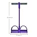 iTECHOR Pull Exerciser Sit-up Bodybuilding Expander Elastic Rope Training Equipment – Purple