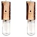 Mac's Carpenter Bee Trap Natural Wood with Bark, Set of Two