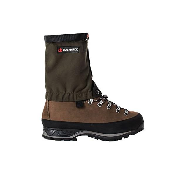 Putee-Hiking-Boot-Gaiters-by-Bushbuck–Silent-Tough-Water-Repellent–Keep-Water-and-Debris-Out-Protect-Against-Sharp-Rocks-Bush–For-Backpacking-Hunting-and-Climbing-OSFM