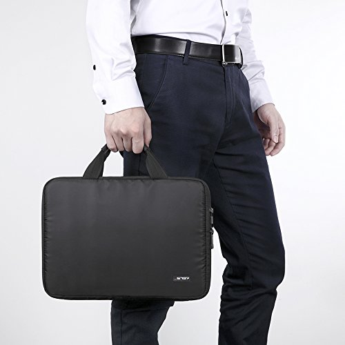 JSVER 13.3 inch Electronic Accessories Strap Laptop Sleeve Case Bag Protective Bag for MacBook Air/Pro Retina, Ultrabook
